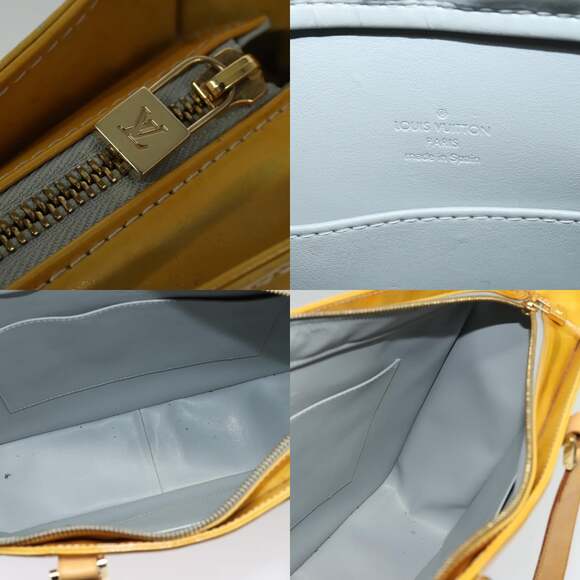 LOUIS VUITTON Monogram Vernis Columbus Tote Bag Gris M91028 - Picture 11 of 12